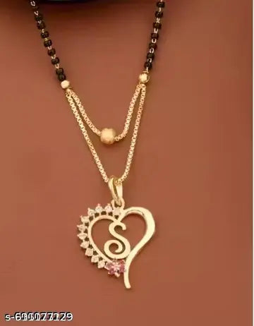 Beautiful Gold plated American diamond manglsutra